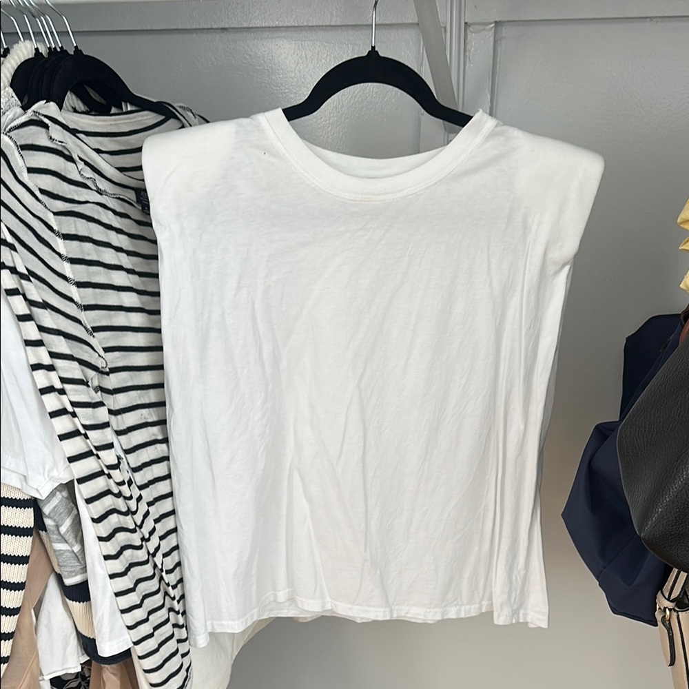 Zara White Tank Top